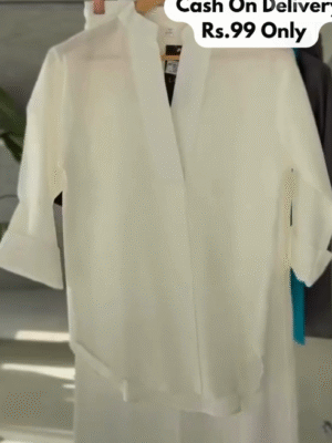 Premium Cotton Co-Ord Set for Women  Stylish Collar Neck Top & Pants